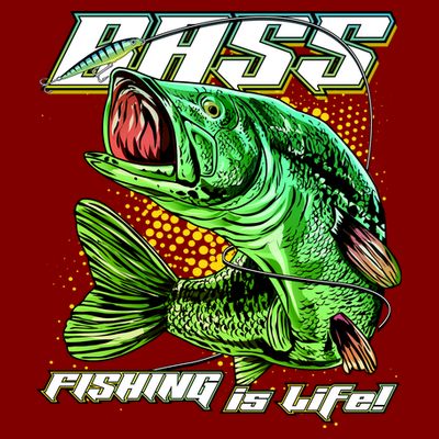 Bass Fishing Is Life T-Shirt