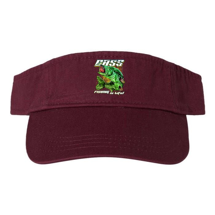 Bass Fishing Is Life Visor