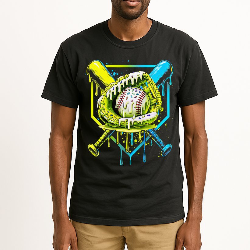 Baseball  For Ice Cream Cute Baseball 2 Gift Tall T-Shirt