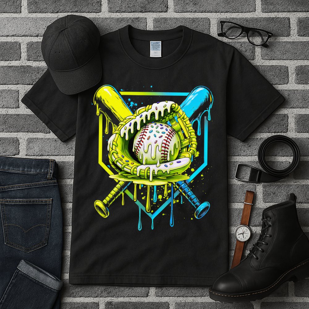 Baseball  For Ice Cream Cute Baseball 2 Gift Tall T-Shirt