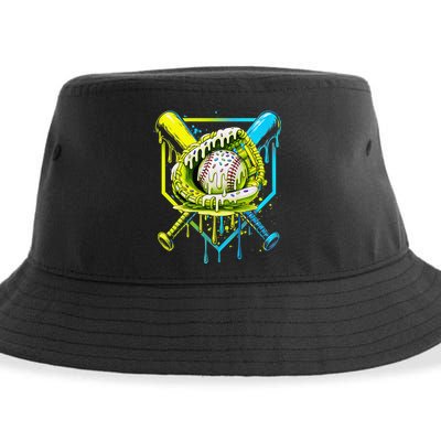 Baseball  For Ice Cream Cute Baseball 2 Gift Sustainable Bucket Hat