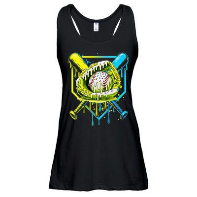 Baseball  For Ice Cream Cute Baseball 2 Gift Ladies Essential Flowy Tank