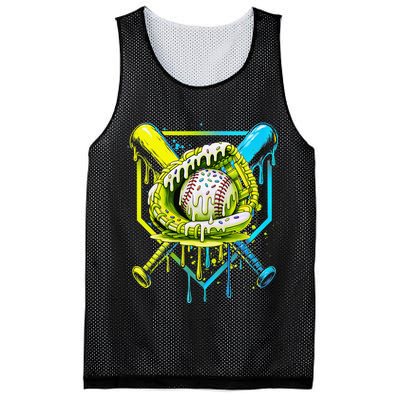 Baseball  For Ice Cream Cute Baseball 2 Gift Mesh Reversible Basketball Jersey Tank