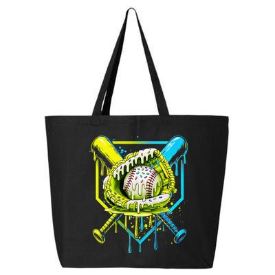 Baseball  For Ice Cream Cute Baseball 2 Gift 25L Jumbo Tote