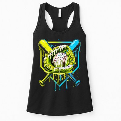 Baseball  For Ice Cream Cute Baseball 2 Gift Womens Tank Top