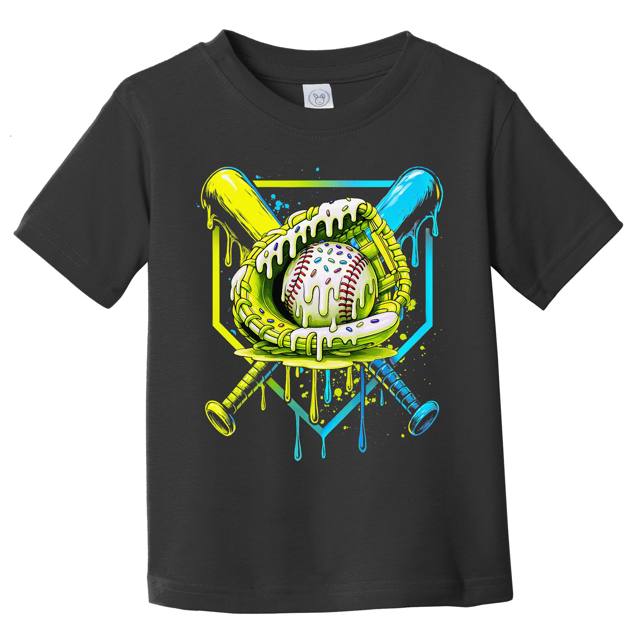 Baseball  For Ice Cream Cute Baseball 2 Gift Toddler T-Shirt