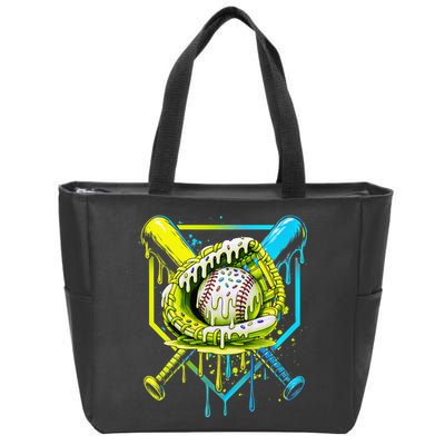 Baseball  For Ice Cream Cute Baseball 2 Gift Zip Tote Bag