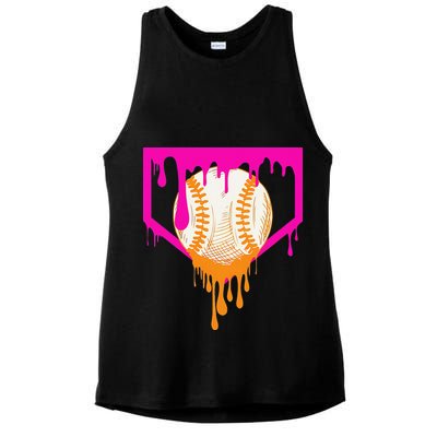 Baseball For Ice Cream Cute Baseball 1 Gift Ladies PosiCharge Tri-Blend Wicking Tank