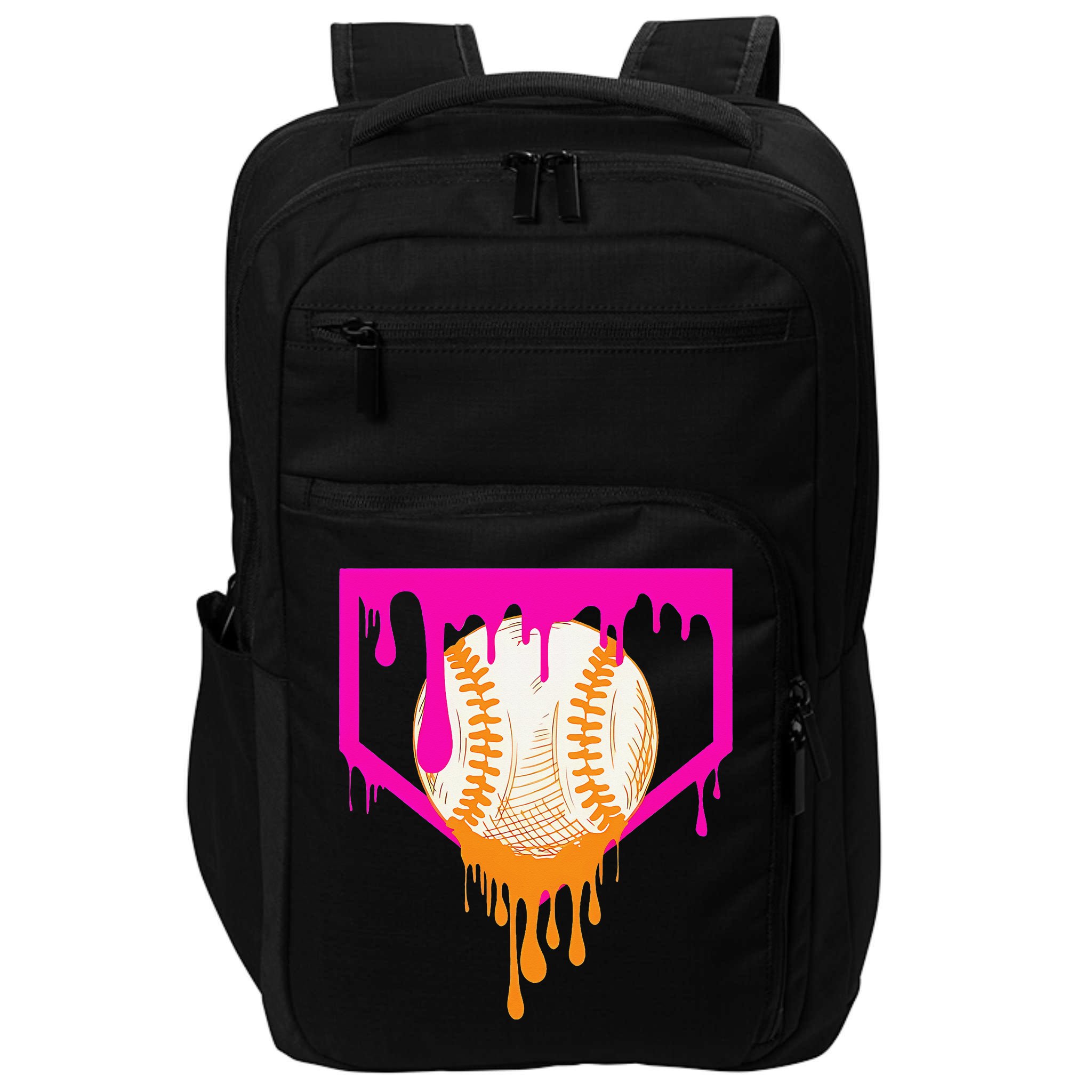 Baseball For Ice Cream Cute Baseball 1 Gift Impact Tech Backpack