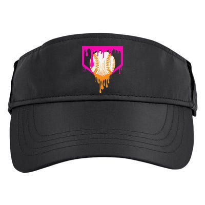 Baseball For Ice Cream Cute Baseball 1 Gift Adult Drive Performance Visor