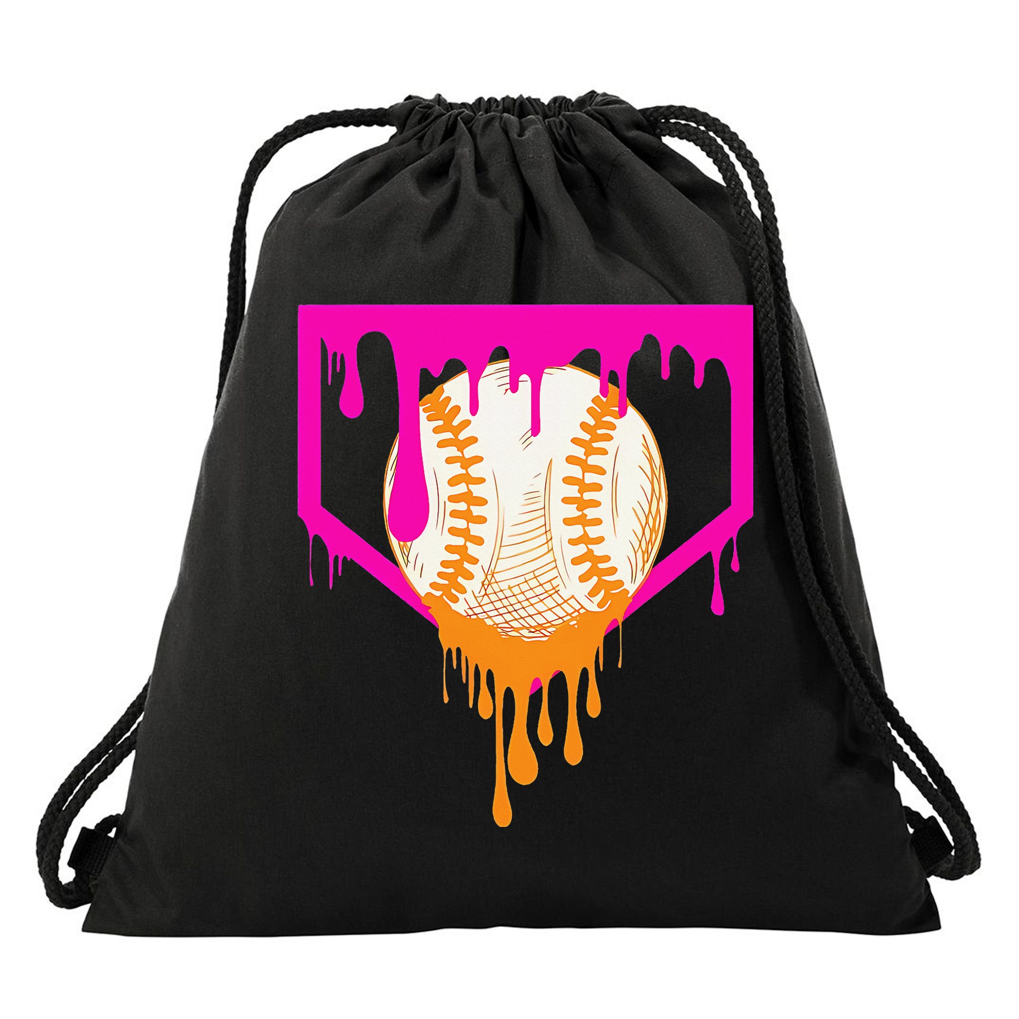Baseball For Ice Cream Cute Baseball 1 Gift Drawstring Bag