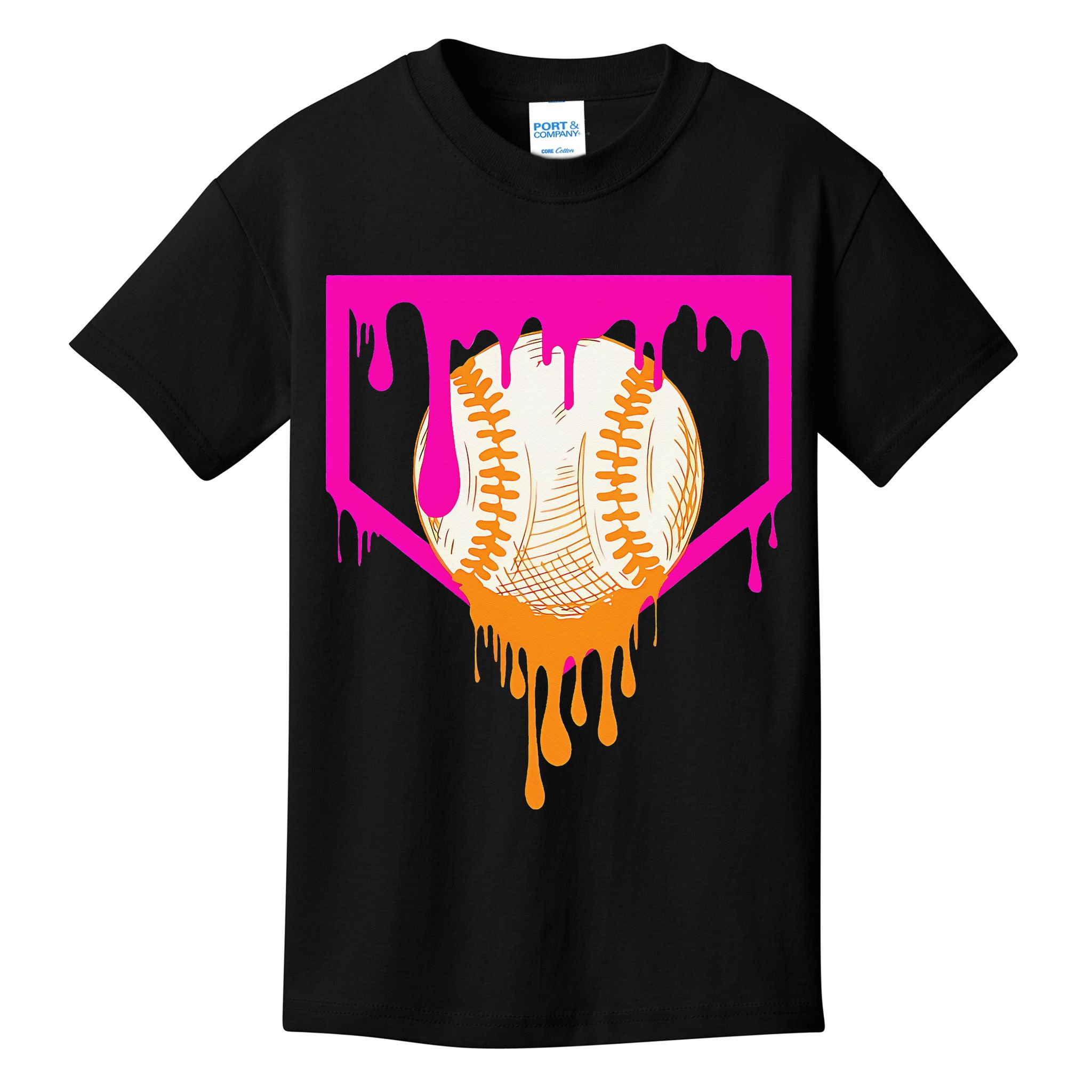 Baseball For Ice Cream Cute Baseball 1 Gift Kids T-Shirt
