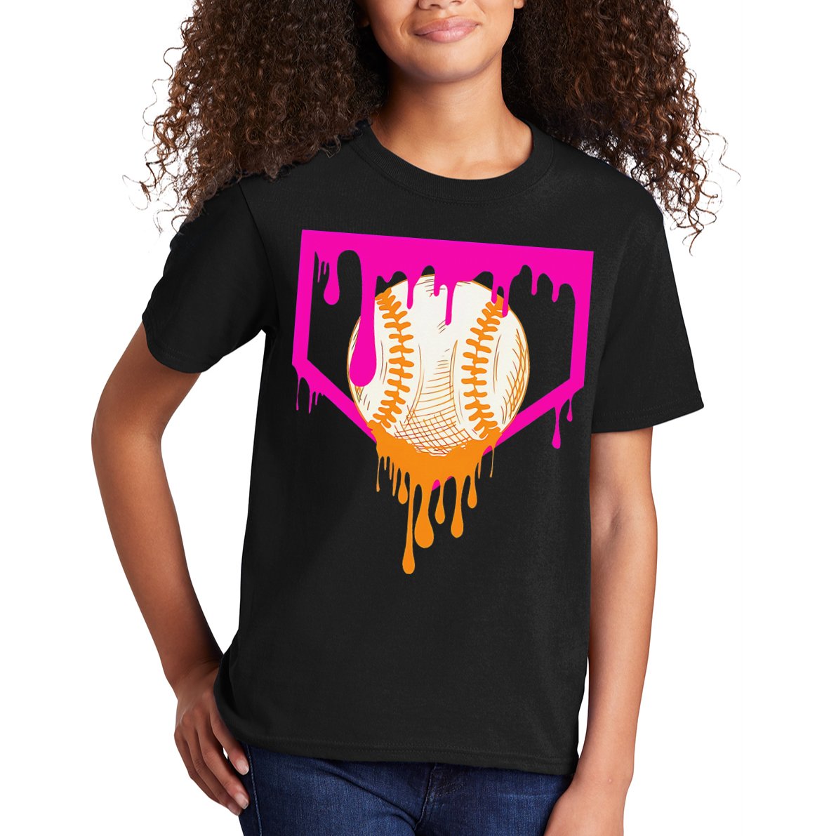 Baseball For Ice Cream Cute Baseball 1 Gift Kids T-Shirt