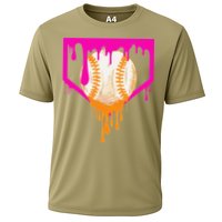 Baseball For Ice Cream Cute Baseball 1 Gift Cooling Performance Crew T-Shirt
