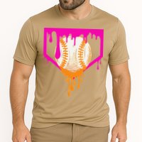 Baseball For Ice Cream Cute Baseball 1 Gift Cooling Performance Crew T-Shirt