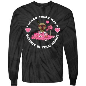 Boba Fett I Heard There Was A Bounty On Your Heart Tie-Dye Long Sleeve Shirt