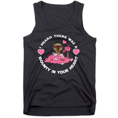 Boba Fett I Heard There Was A Bounty On Your Heart Tank Top