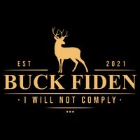 Buck Fiden I Will Not Comply Deer 16 in Basic Backpack