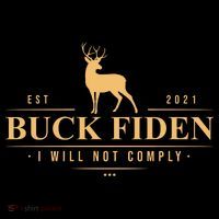 Buck Fiden I Will Not Comply Deer Wool Snapback Cap