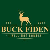 Buck Fiden I Will Not Comply Deer Cooling Performance Crew T-Shirt