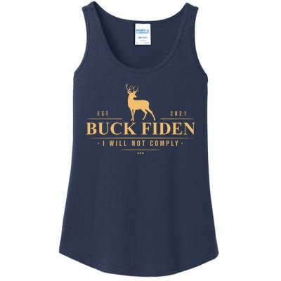 Buck Fiden I Will Not Comply Deer Ladies Essential Tank