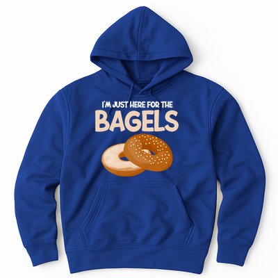 Bagel Funny Im Just Here For The Bagels Donut Food Lover Great Gift Hoodie