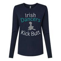 Best Funny Irish Dancers Kick Butt Girl Gift Womens Cotton Relaxed Long Sleeve T-Shirt