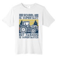 But Farming Is Importanter Farmer Tractor Funny Farm Tall Fusion ChromaSoft Performance T-Shirt