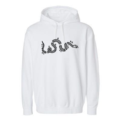 Benjamin Franklin Join Or Die Snake 1754 Revolution Gift Garment-Dyed Fleece Hoodie