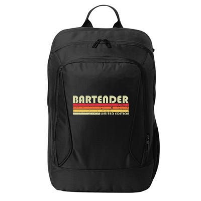 BARTENDER Funny Job Title Profession Birthday Worker Idea City Backpack