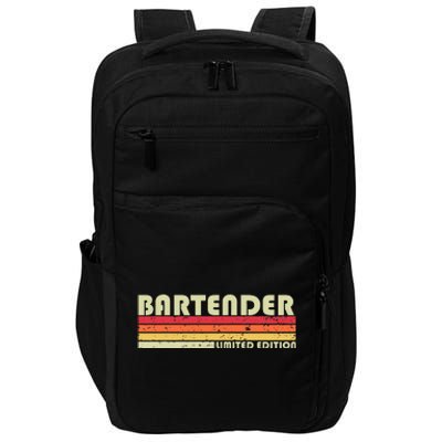 BARTENDER Funny Job Title Profession Birthday Worker Idea Impact Tech Backpack