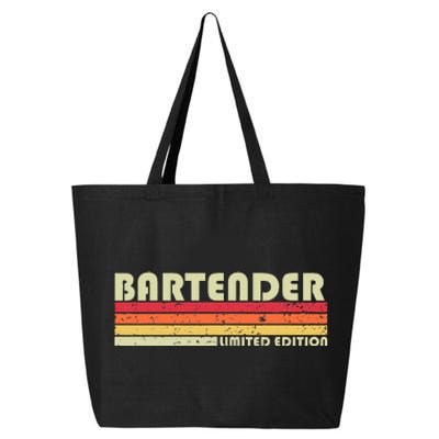 BARTENDER Funny Job Title Profession Birthday Worker Idea 25L Jumbo Tote