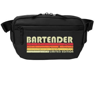 BARTENDER Funny Job Title Profession Birthday Worker Idea Crossbody Pack