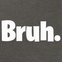 Bruh, Funny, Jokes, Sarcastic Sayings. Cotton Canvas Backpack