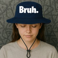 Bruh, Funny, Jokes, Sarcastic Sayings. Bucket Hat