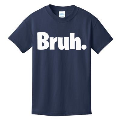 Bruh, Funny, Jokes, Sarcastic Sayings. Kids T-Shirt