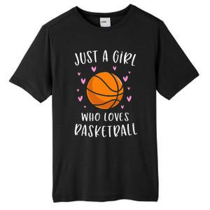 Basketball For Just A Girl Who Loves Basketball Tall Fusion ChromaSoft Performance T-Shirt