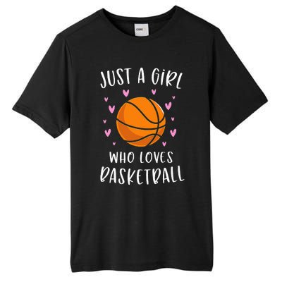 Basketball For Just A Girl Who Loves Basketball Tall Fusion ChromaSoft Performance T-Shirt