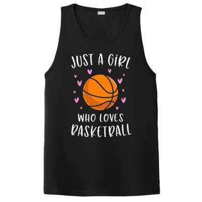 Basketball For Just A Girl Who Loves Basketball PosiCharge Competitor Tank