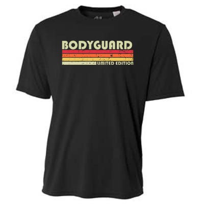 Bodyguard Funny Job Title Profession Birthday Worker Idea Cooling Performance Crew T-Shirt