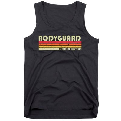 Bodyguard Funny Job Title Profession Birthday Worker Idea Tank Top