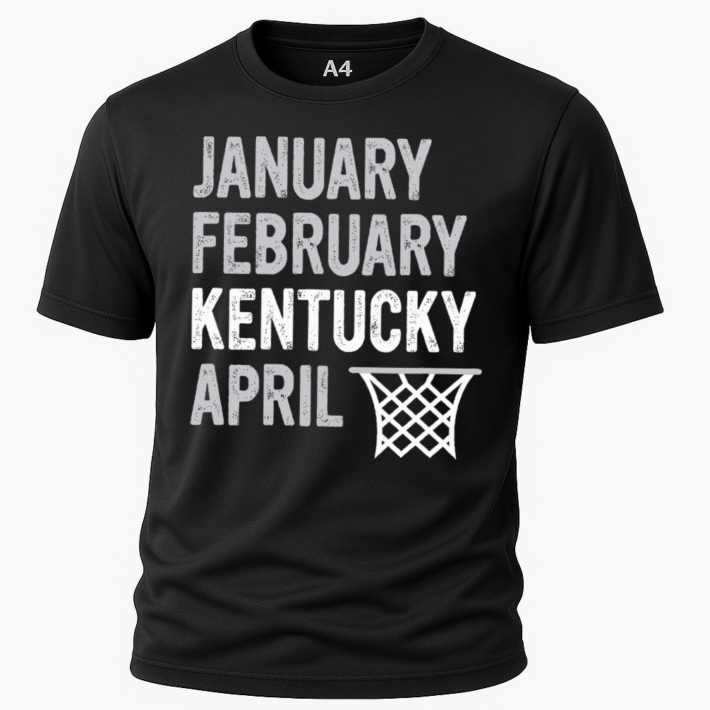 Basketball Fan  January February Kentucky April  Cooling Performance Crew T-Shirt