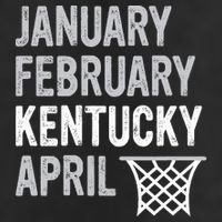 Basketball Fan  January February Kentucky April  Beanie