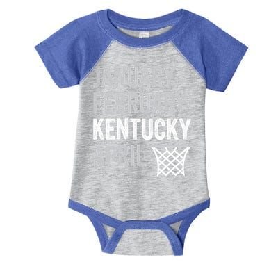 Basketball Fan  January February Kentucky April  Infant Baby Jersey Bodysuit