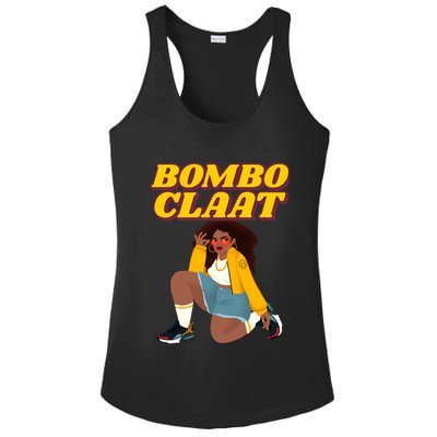 Bomboclaat Funny Jamaican Tiktok Twitter Trending Meme Ladies PosiCharge Competitor Racerback Tank