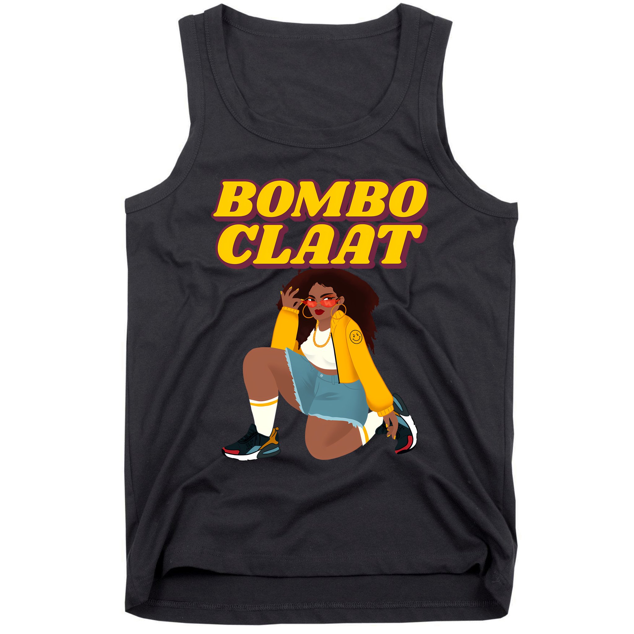 Bomboclaat Funny Jamaican Tiktok Twitter Trending Meme Tank Top