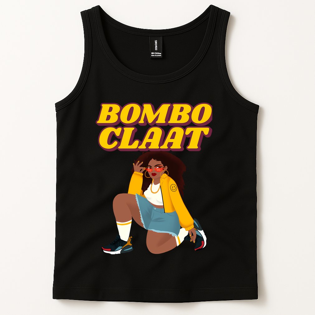 Bomboclaat Funny Jamaican Tiktok Twitter Trending Meme Tank Top