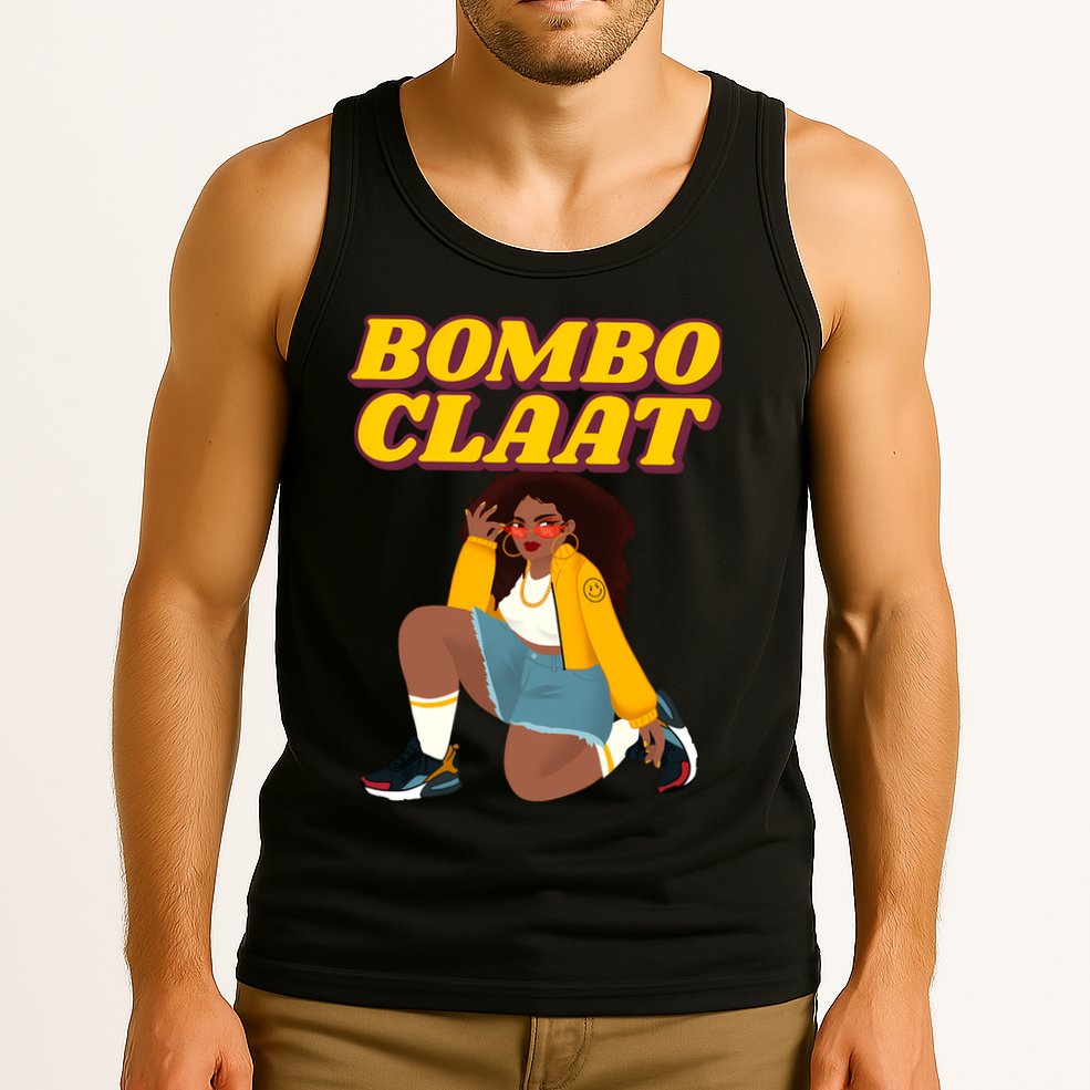 Bomboclaat Funny Jamaican Tiktok Twitter Trending Meme Tank Top