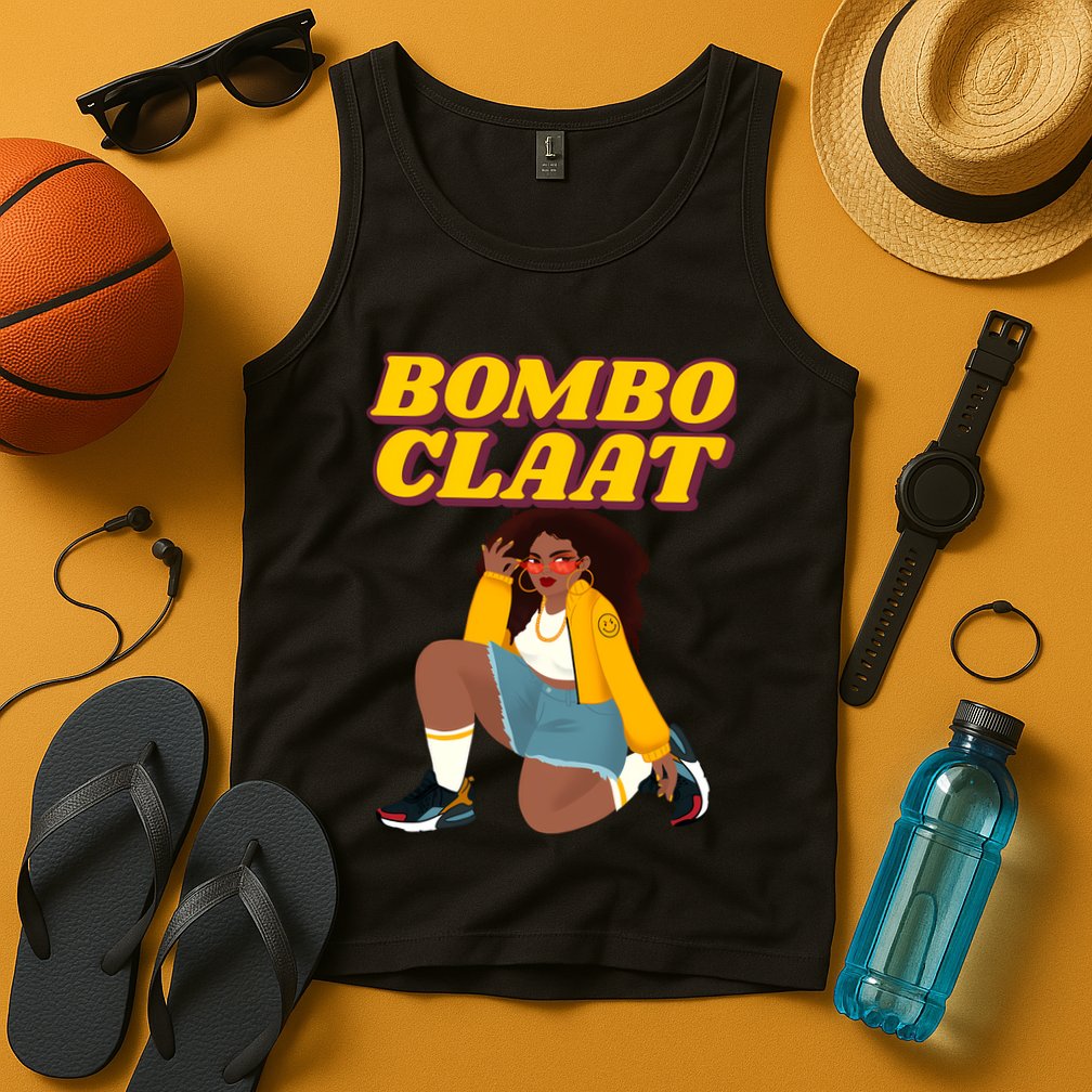 Bomboclaat Funny Jamaican Tiktok Twitter Trending Meme Tank Top