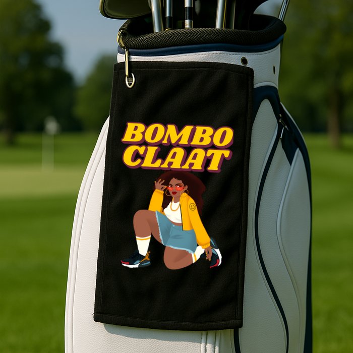 Bomboclaat Funny Jamaican Tiktok Twitter Trending Meme Golf Towel